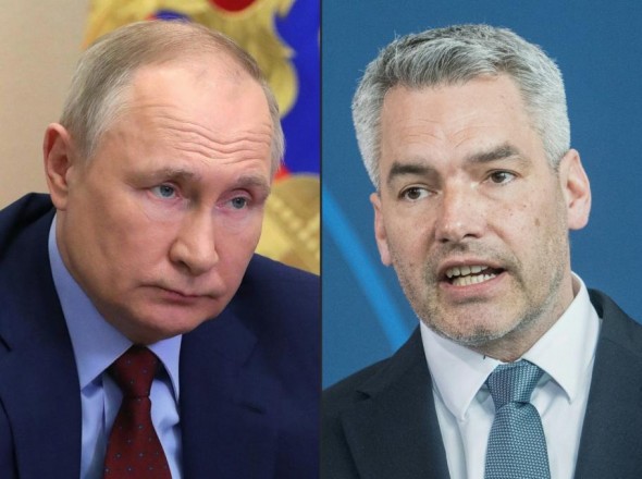 Cancelarul Austriei, după întâlnirea cu Putin: „Nu vă pot da nicio concluzie optimistă după această conversație cu președintele Rusiei"